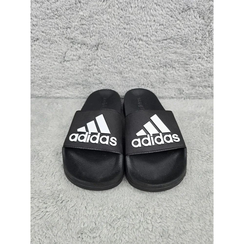 Adidas Open Toe Slip On Slide Sandal Black Men's Size 6 Adilette Comfort